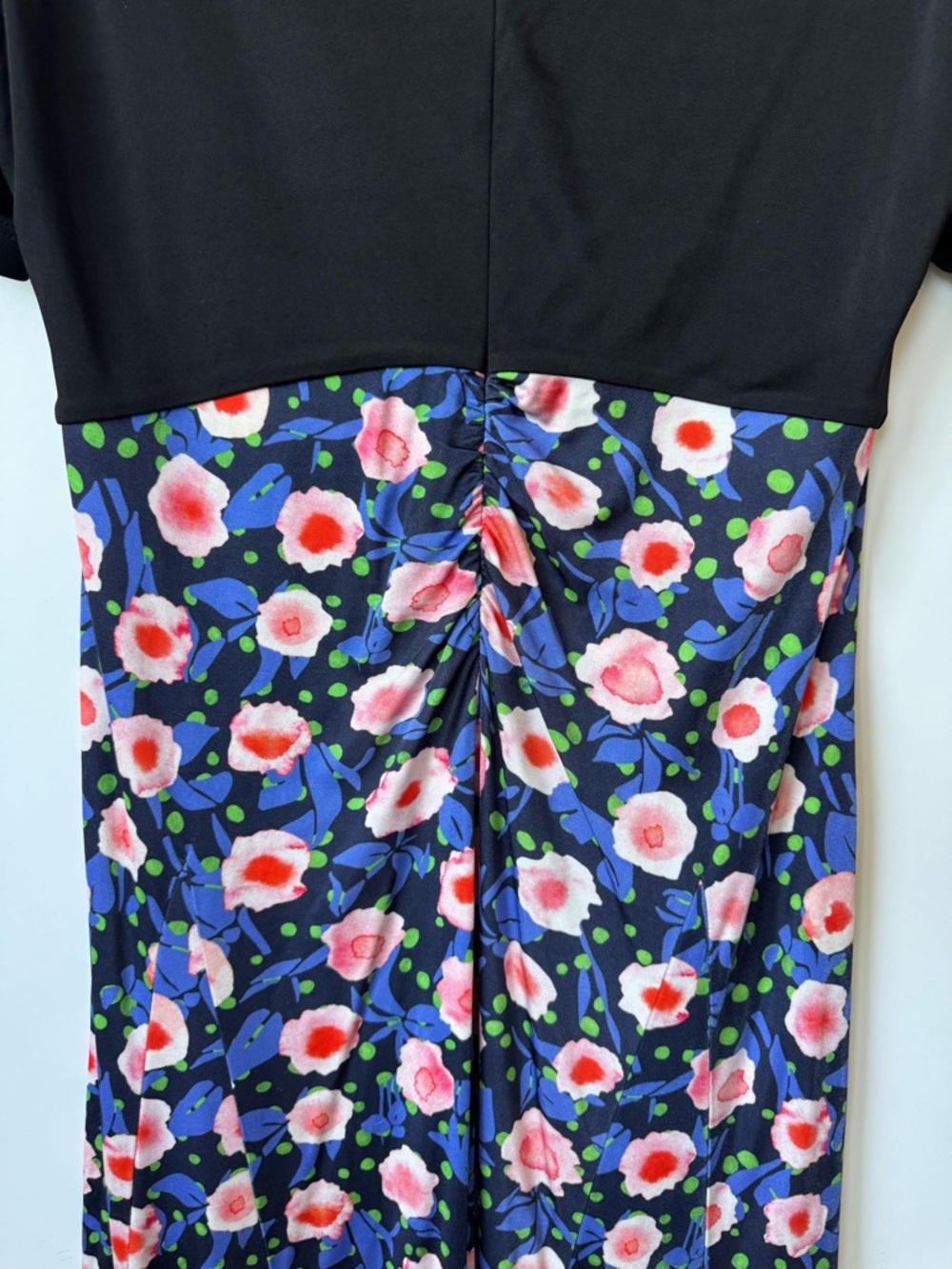 Stine Goya Scout Floral Print Short Sleeve Midi Dress Viscose Jersey - Picture 9 of 13